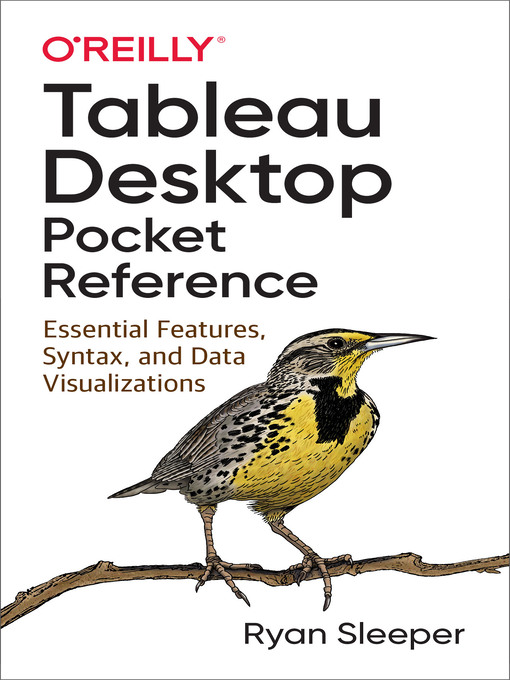 Title details for Tableau Desktop Pocket Reference by Ryan  Sleeper - Available